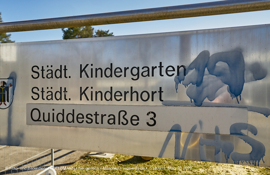 21.03.2022 - Baustelle am Haus für Kinder in Neuperlach